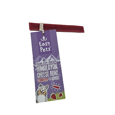 Easypets himalayan cheese bone kaas bot aardbei