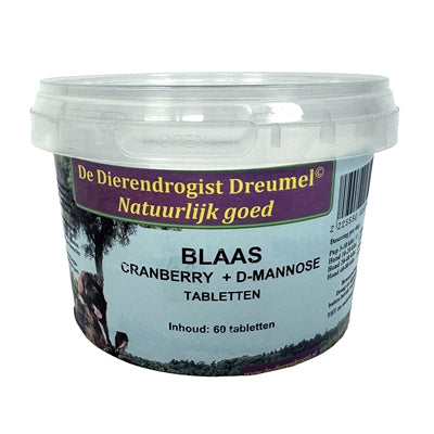 Dierendrogist - blaas / cranberry / d-mannose tabletten