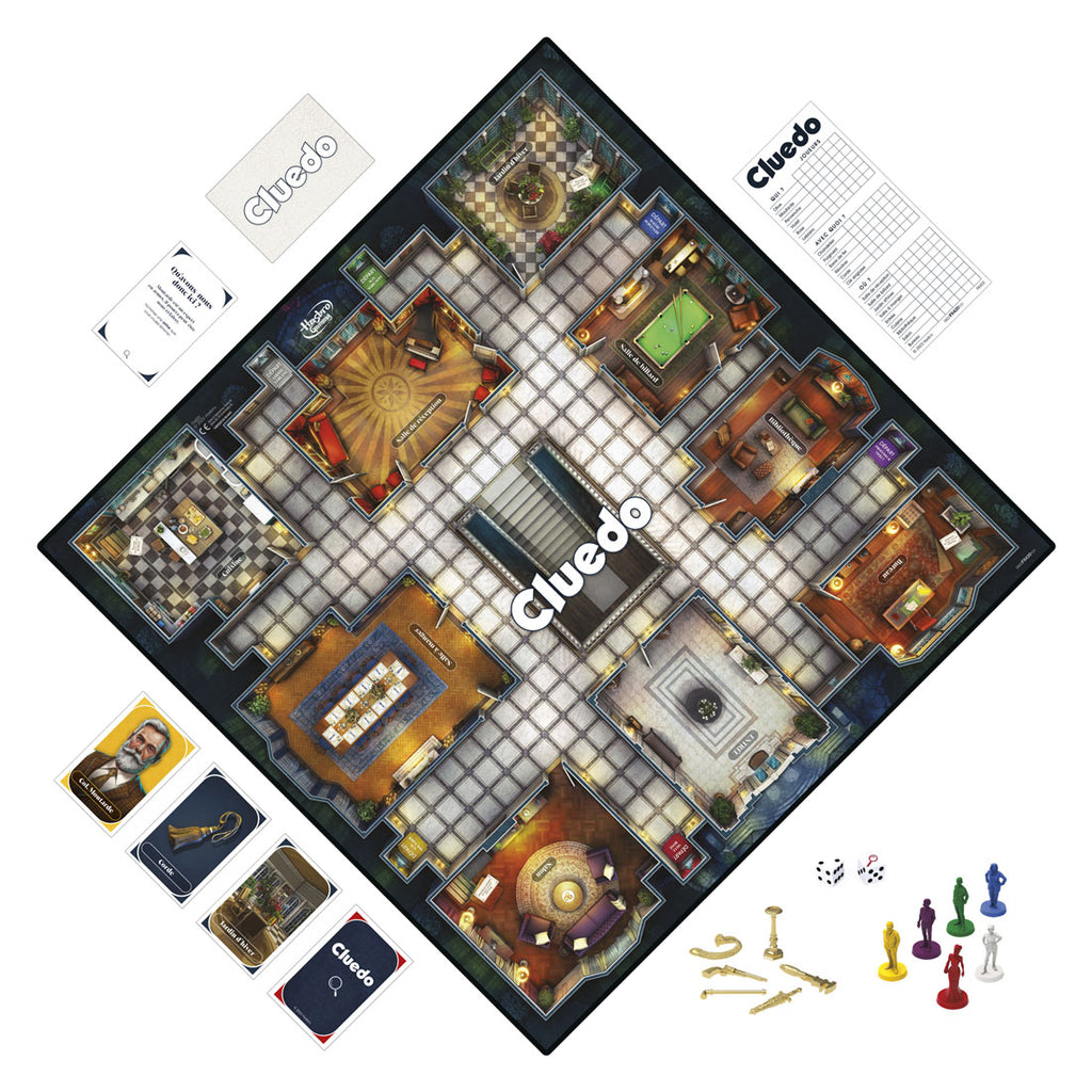 Hasbro cluedo het klassieke misdaadspel