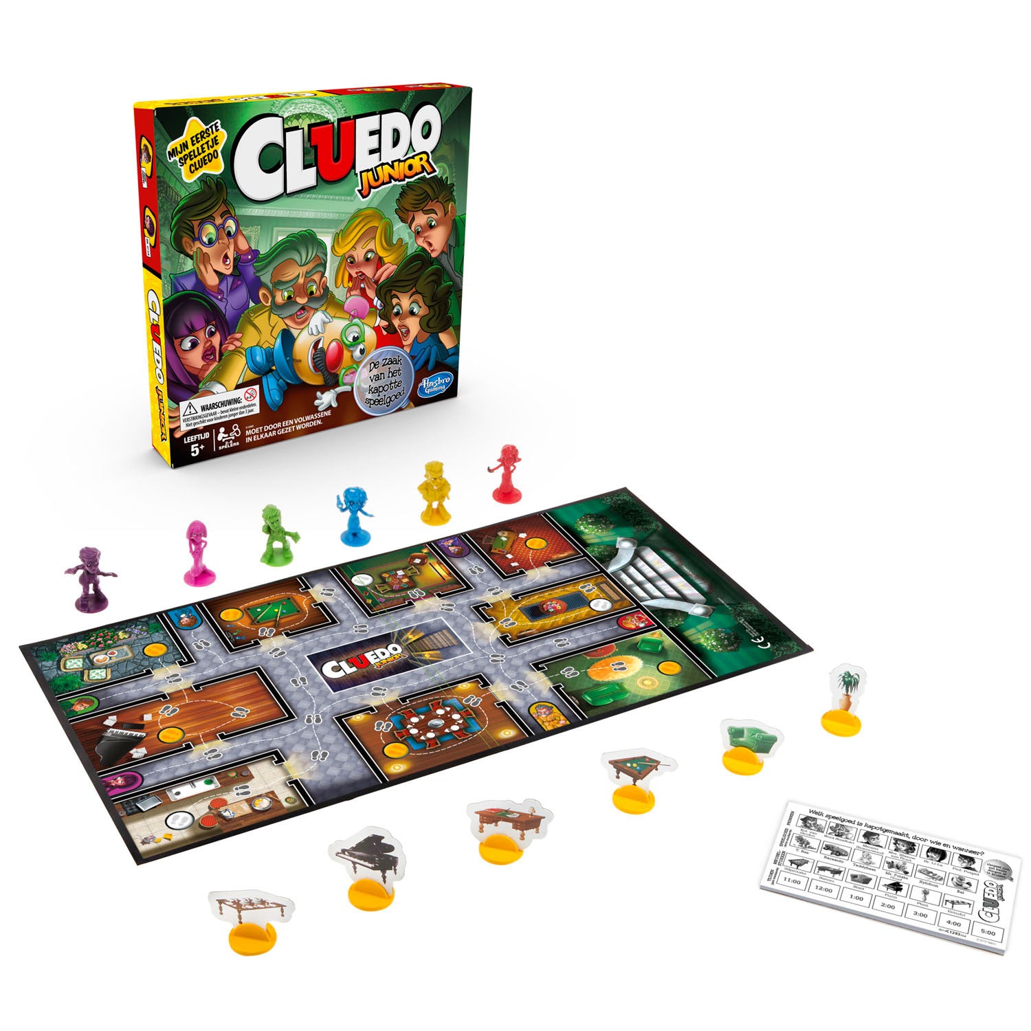 Hasbro cluedo junior bordspel