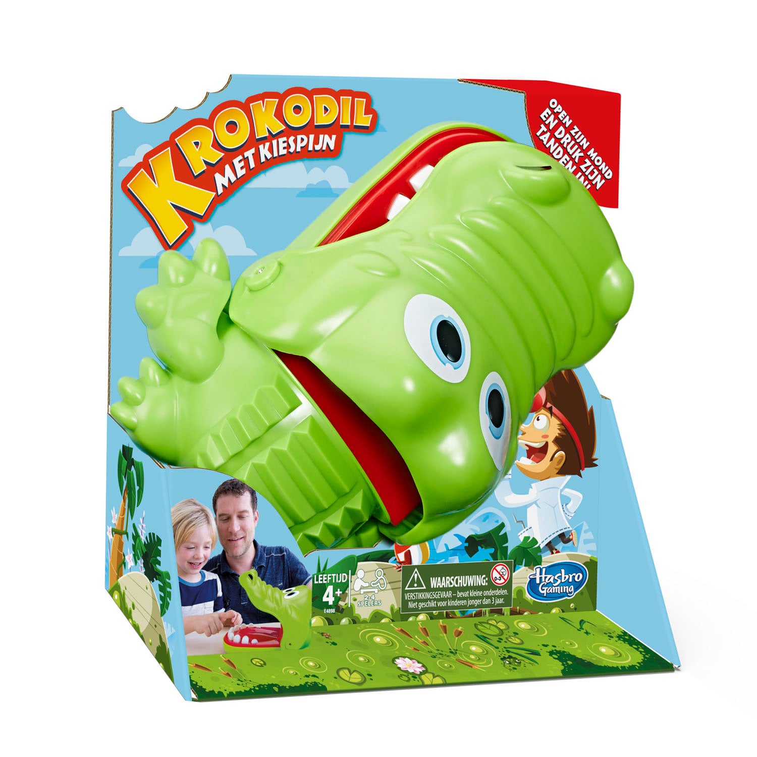 Hasbro gaming krokodil met kiespijn