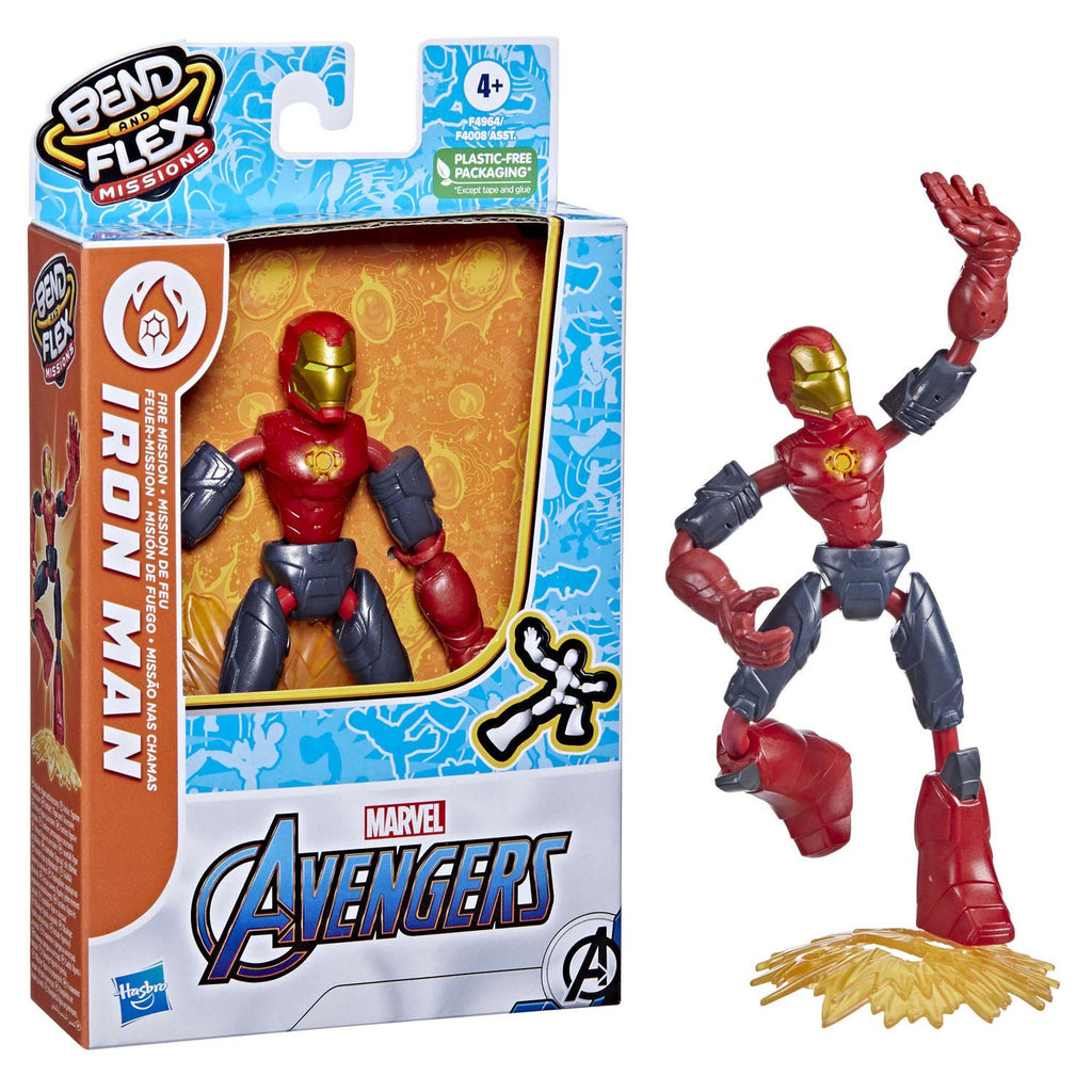 Hasbro Avengers Bend en Flex Fire Mission