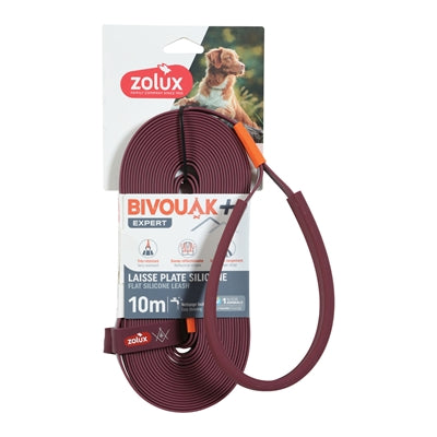 Zolux - bvk sleeplijn plat siliconen rood