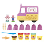 Play-doh peppas ijsjes speelset - boetseerklei - inclusief 5 potjes