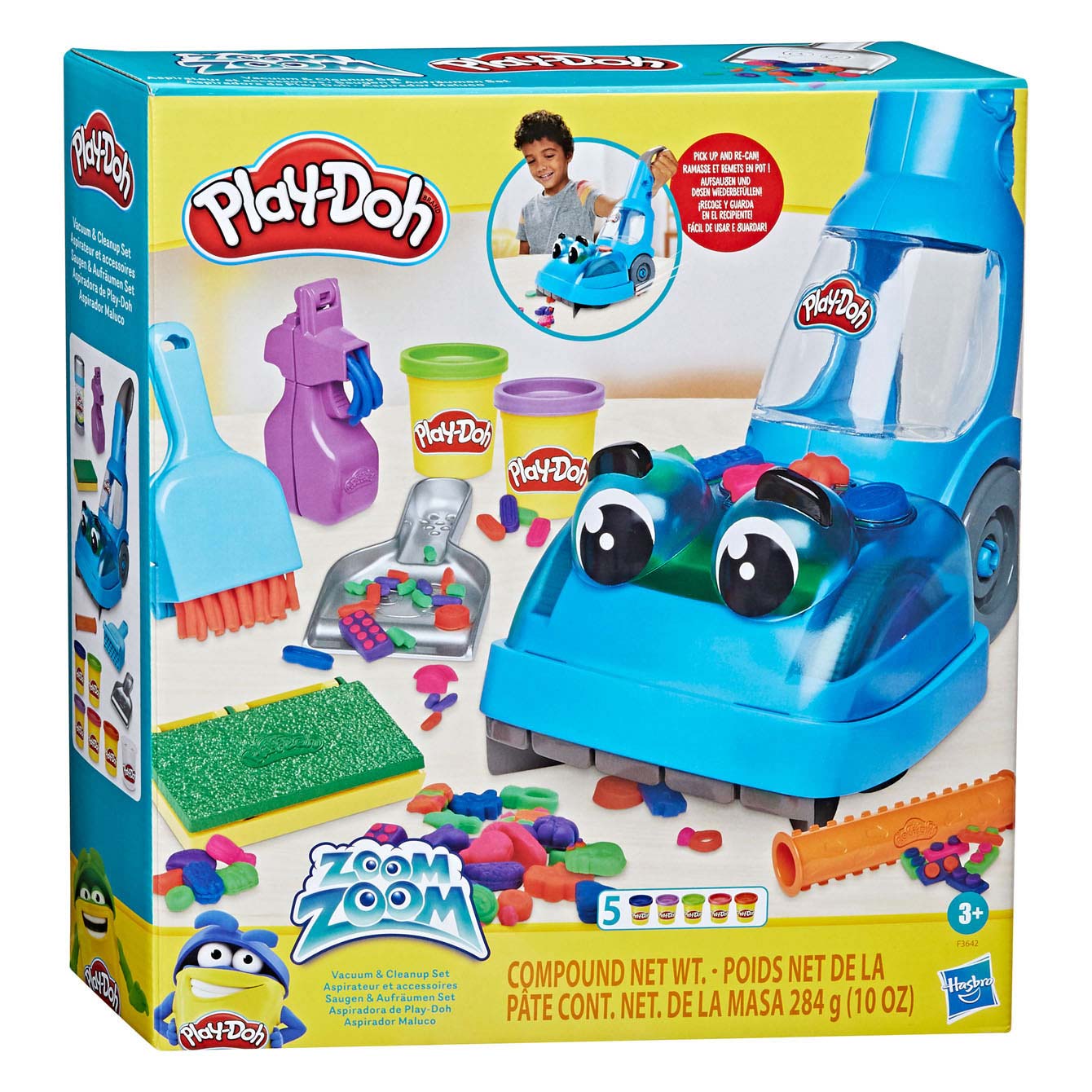 Play-doh hasbro zoom zoom stofzuiger
