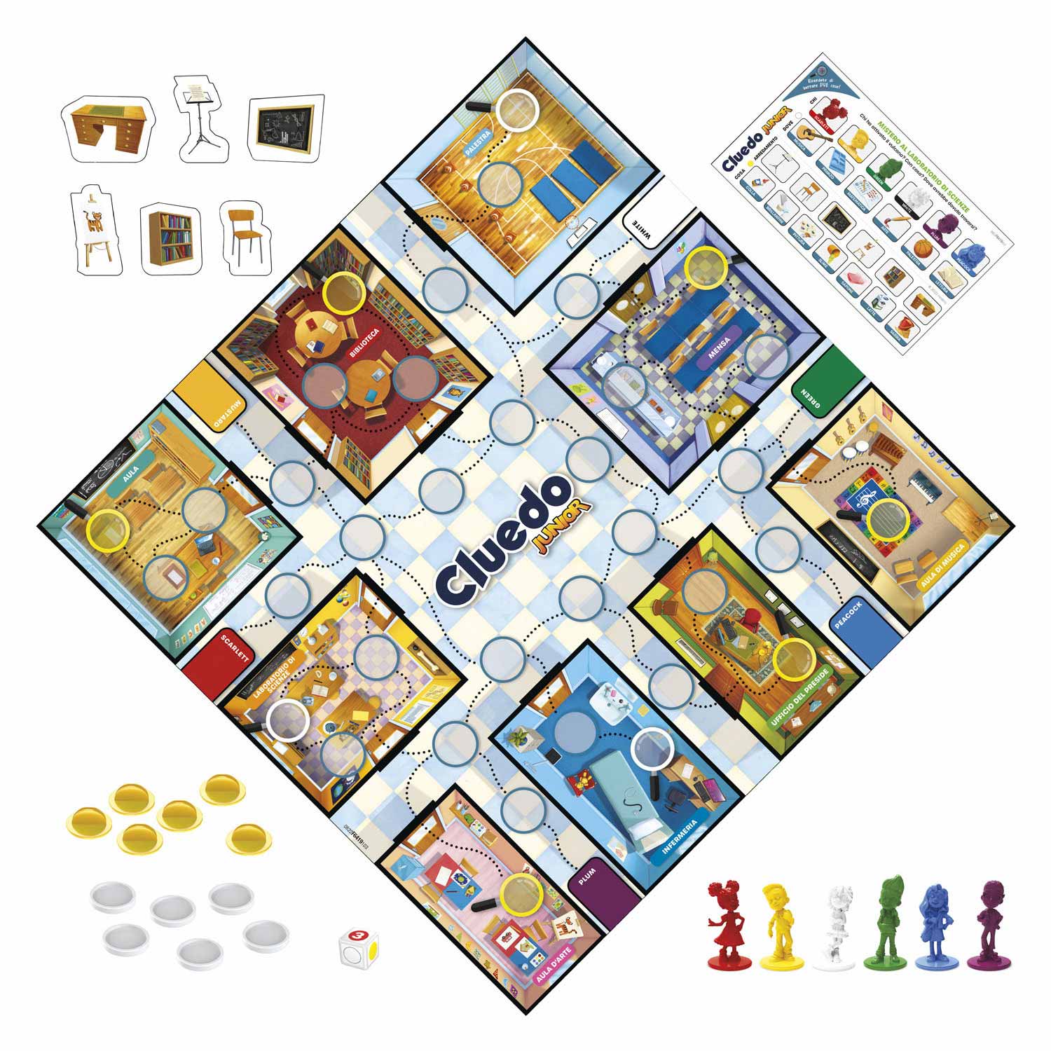Hasbro cluedo junior bordspel