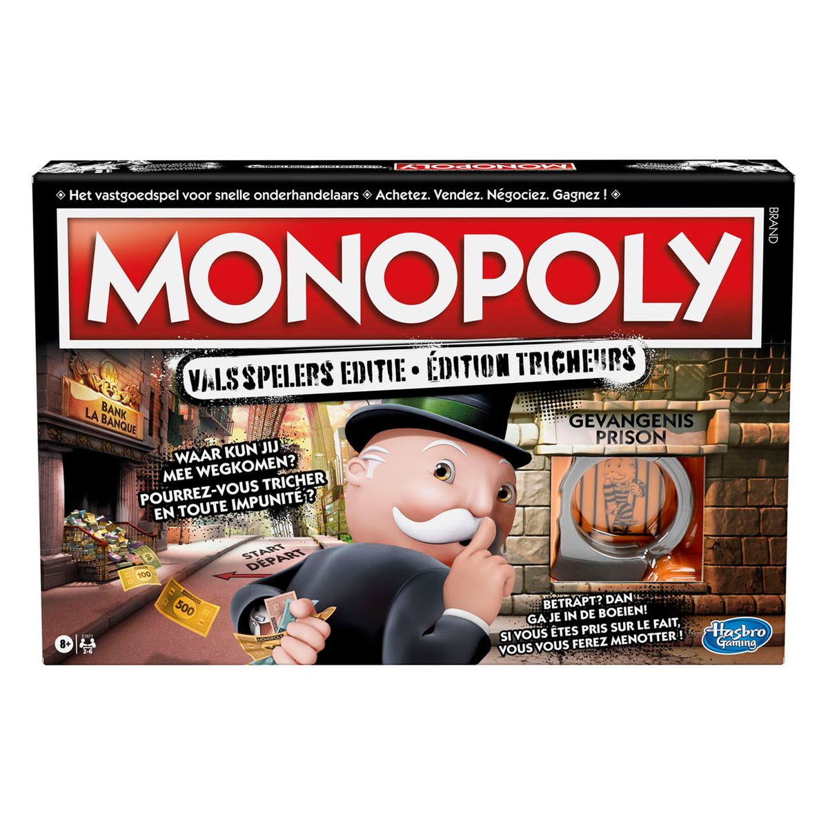 Hasbro monopoly cheaters edition belgie
