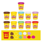 Play-doh taart met laagjes - boetseerklei