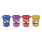 Play-doh metallic glans - 4 kleipotjes