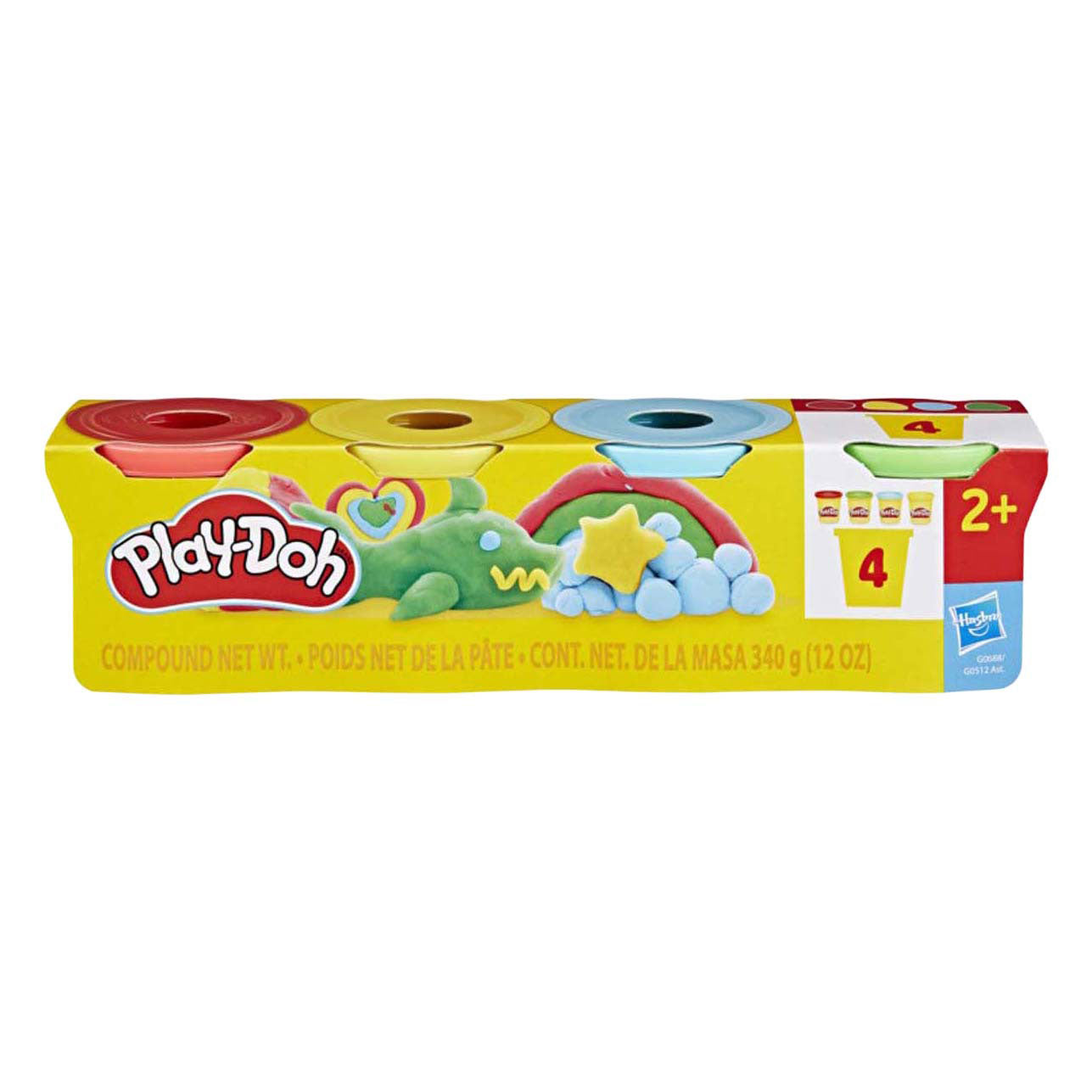 Play-Doh -Doh classic - 4 kleipotjes
