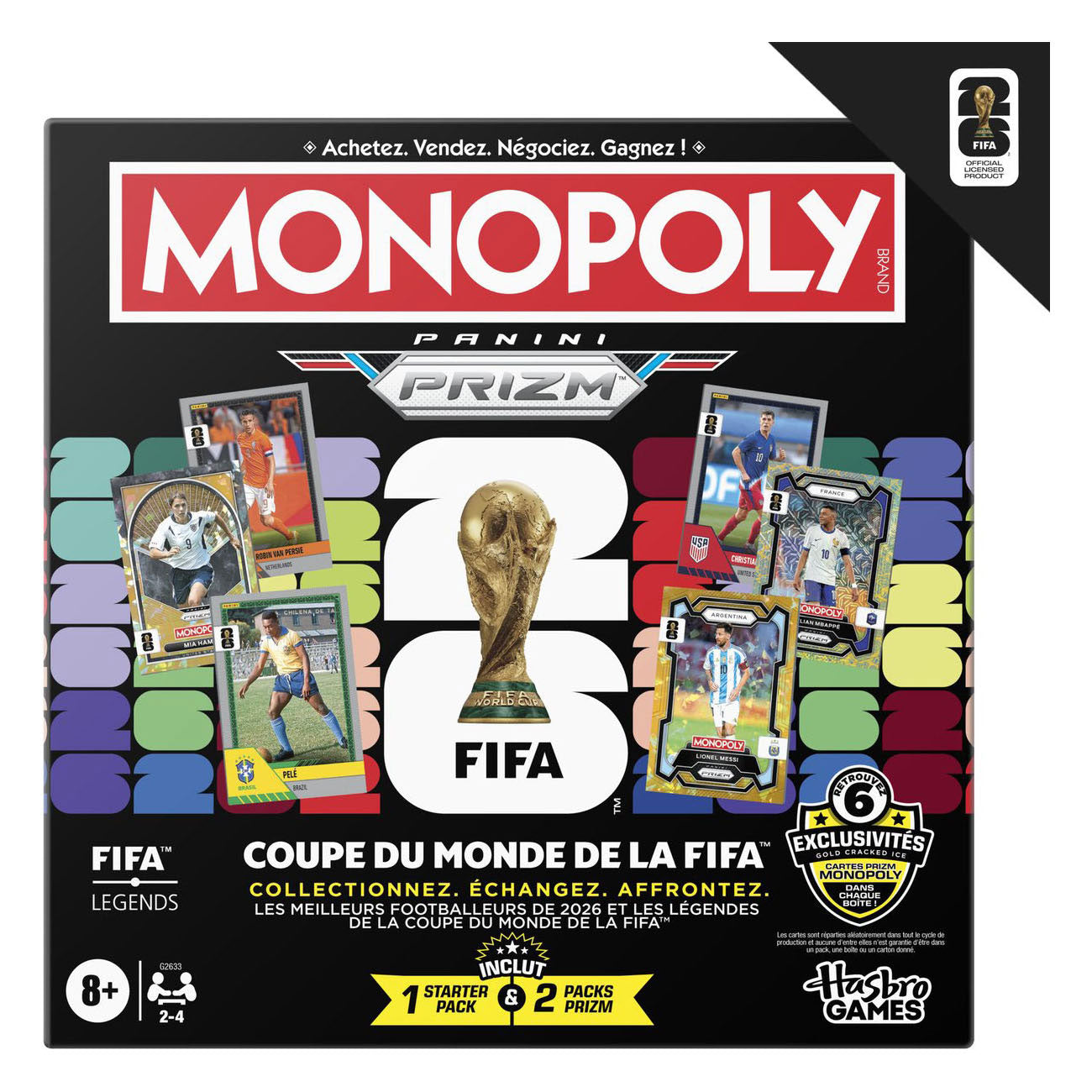 Hasbro - Hasbro Monopoly fifa editie - franstalig
