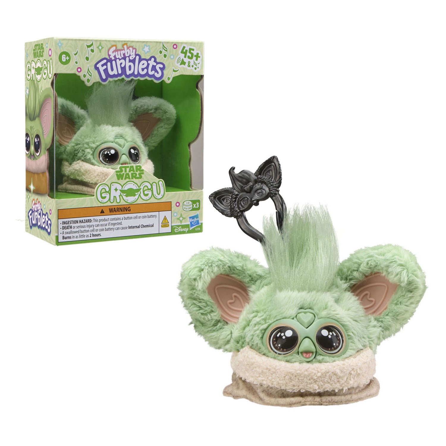 Hasbro - Hasbro Furby fublets grogu interactieve knuffel