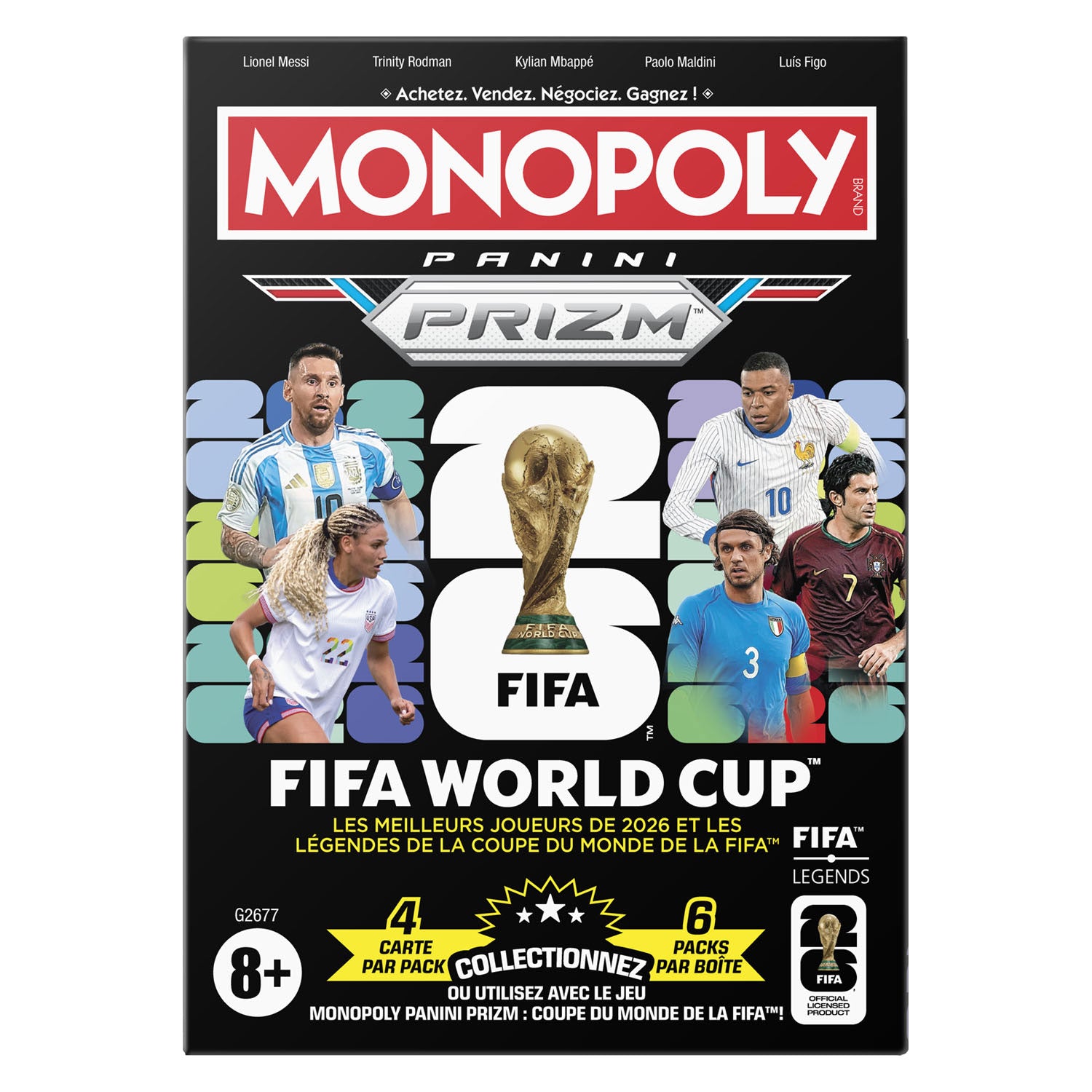 Hasbro - Hasbro Monopoly panini prizm: fifa world cup booster box