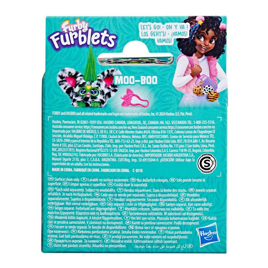 Hasbro - Hasbro Furby furblets moo-boo interactieve knuffel