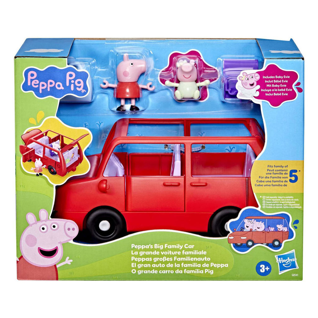 Peppa Pig - Peppa Pig peppa's grote familie auto - inclusief baby evie
