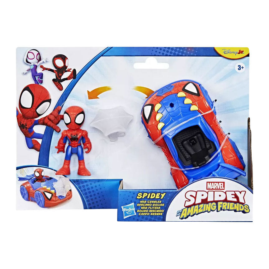 Hasbro marvel spidey met spidey web crawler speelgoedauto