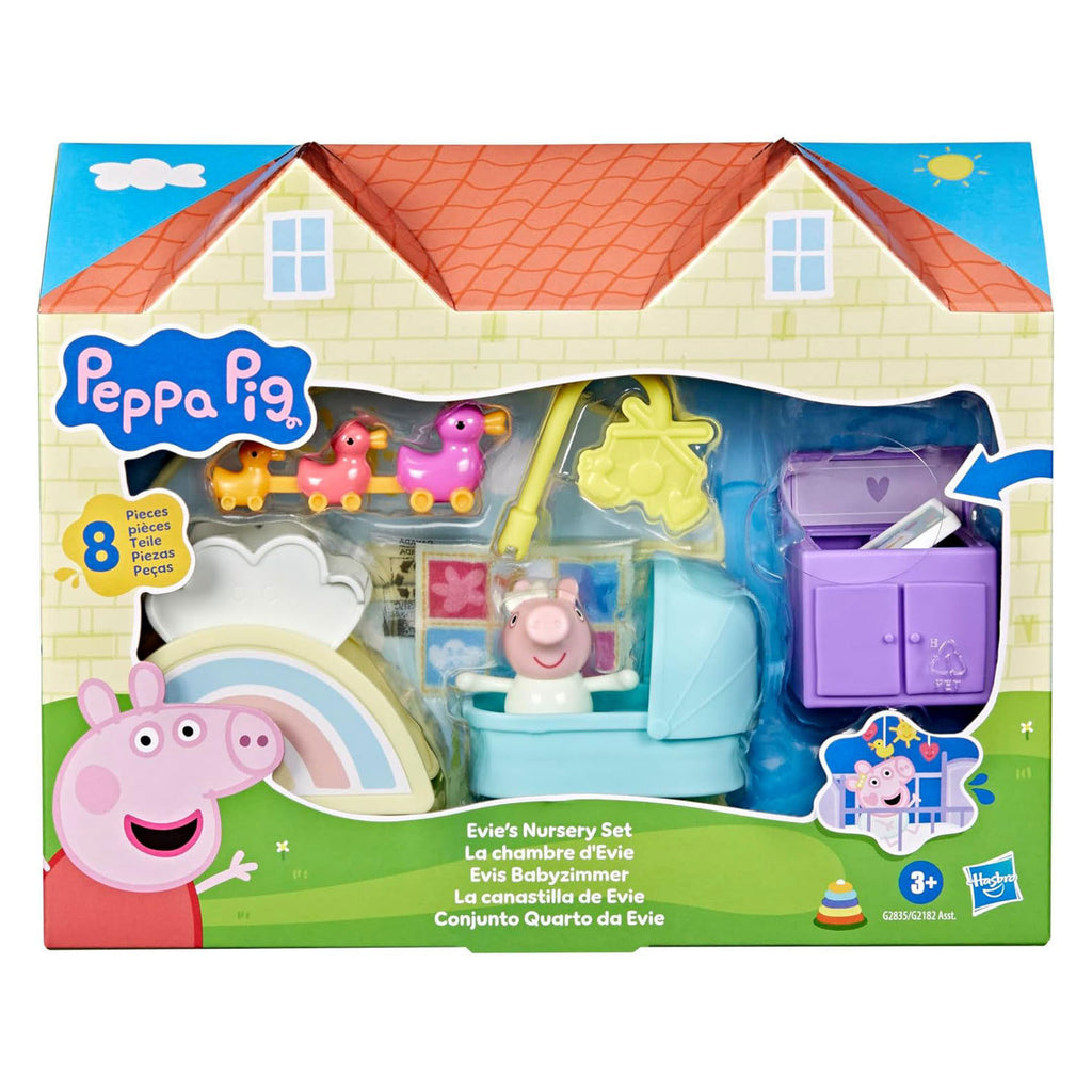 Peppa pig evies kinderkamer - speelset