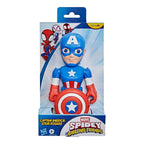 Marvel spidey and his amazing friends supersized captain america speelfiguur