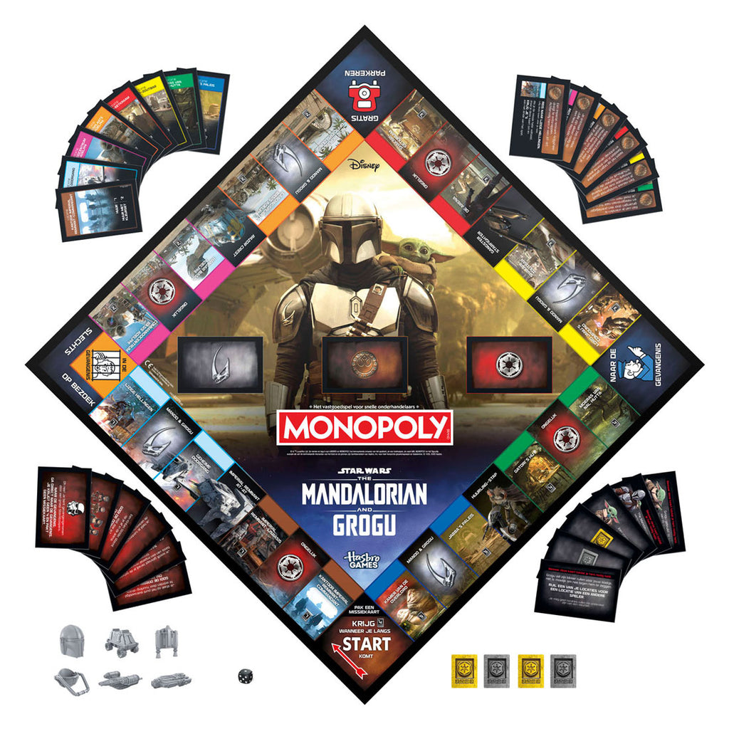 Monopoly - Monopoly star wars the mandalorian and grogu - bordspel