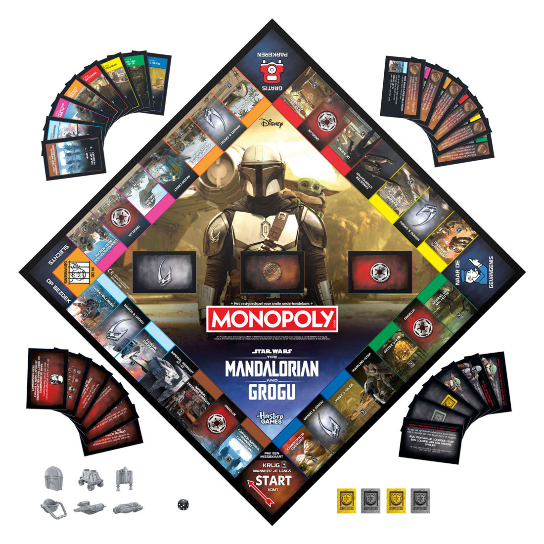 Monopoly - Monopoly star wars the mandalorian and grogu - bordspel