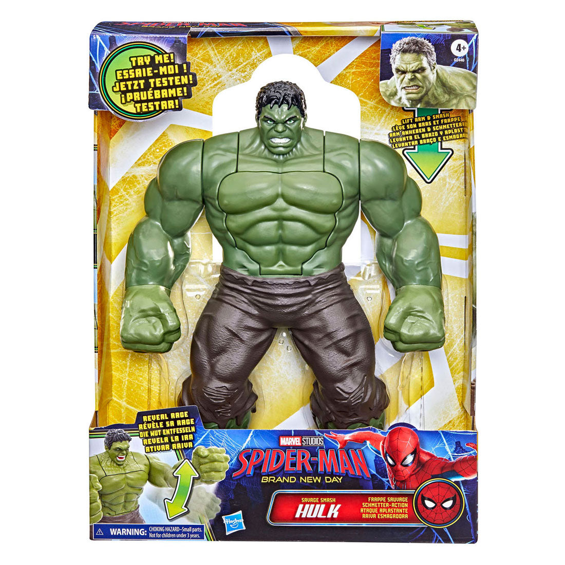 Hasbro - Hasbro Spiderman brand new day actiefiguur hulk - 30cm