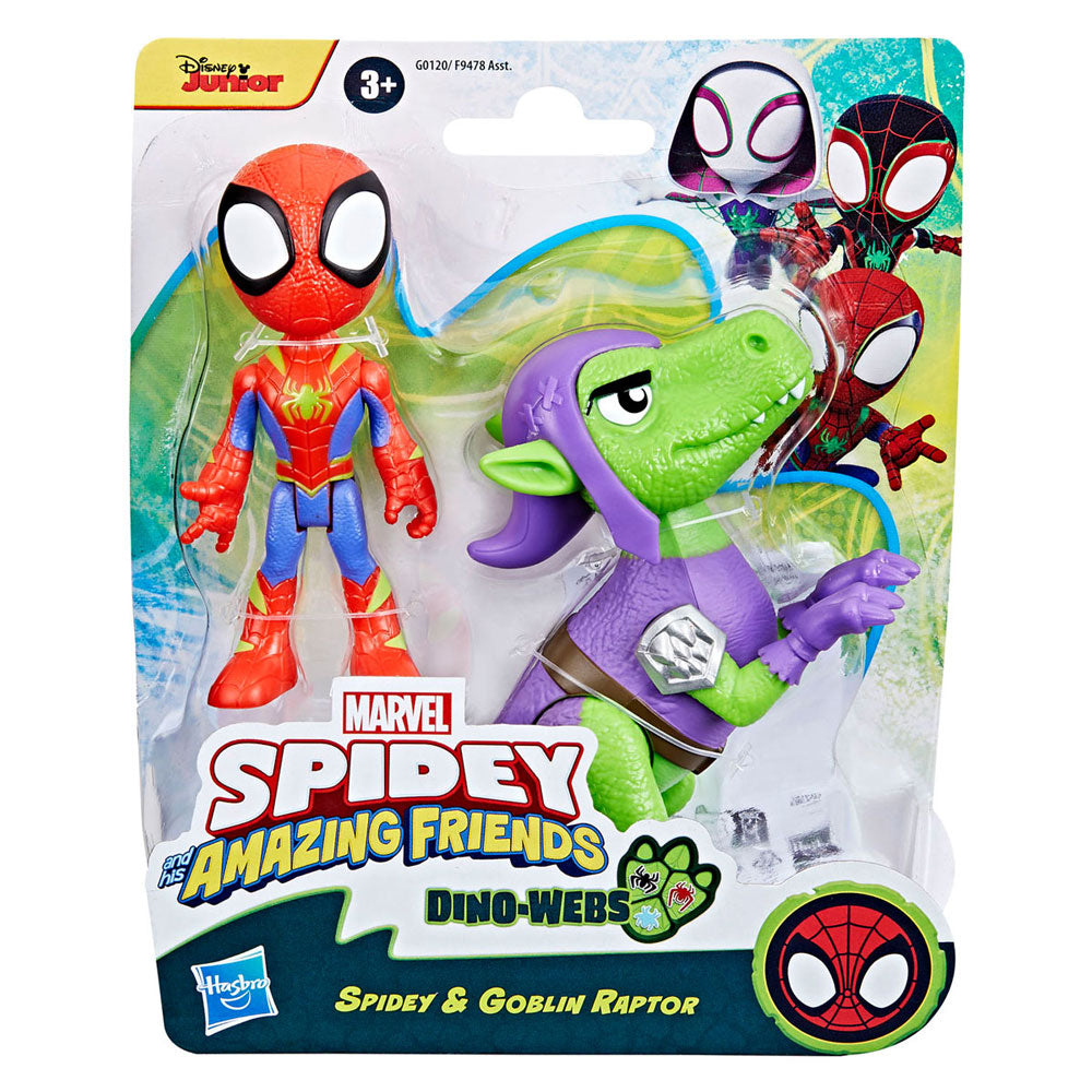 Hasbro - Hasbro Spidey and his amazing friends hero dino webs speelfiguren