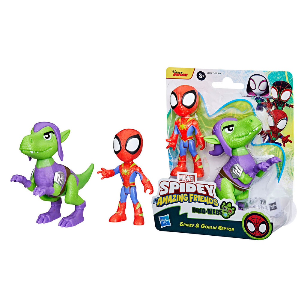 Hasbro - Hasbro Spidey and his amazing friends hero dino webs speelfiguren