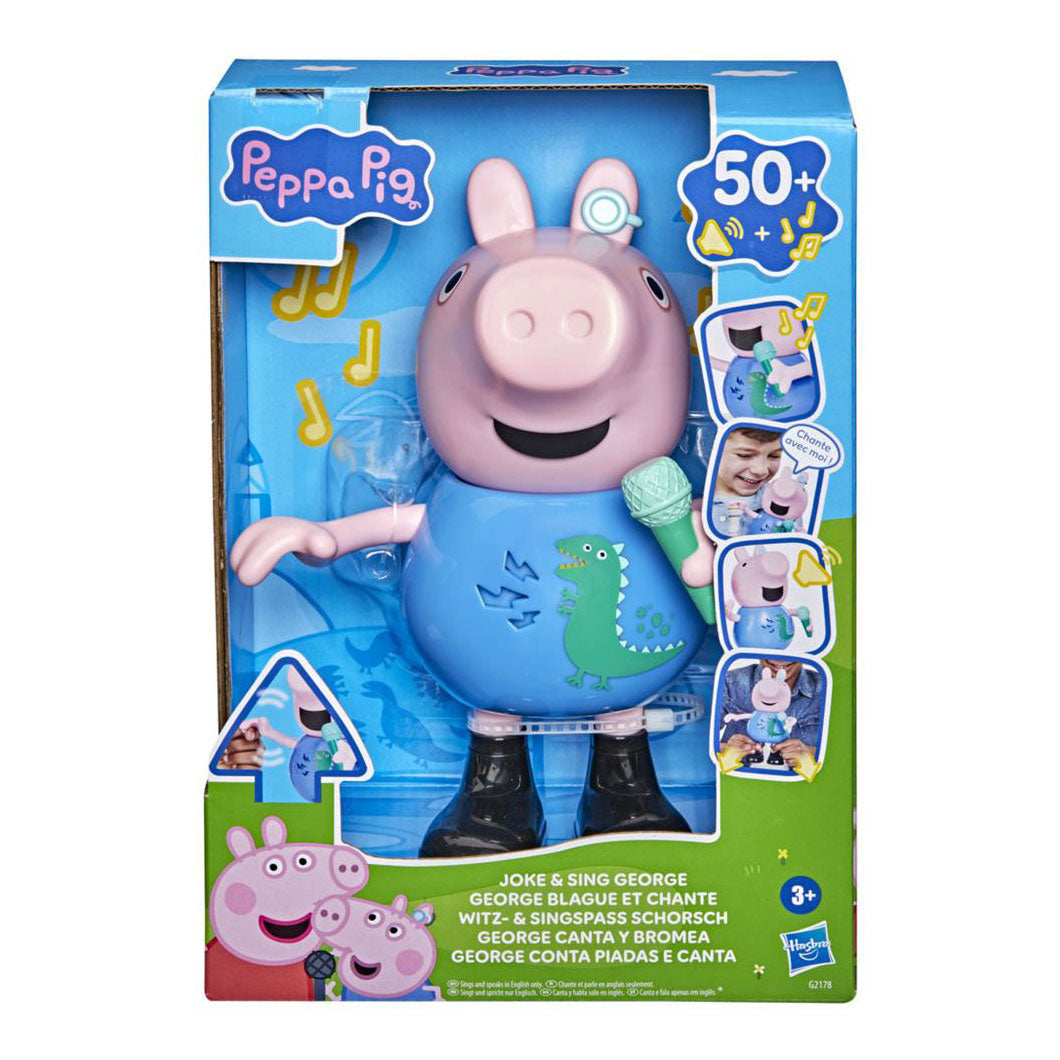 Hasbro - Hasbro Peppa pig joke & sing george - speelfiguur - franstalig