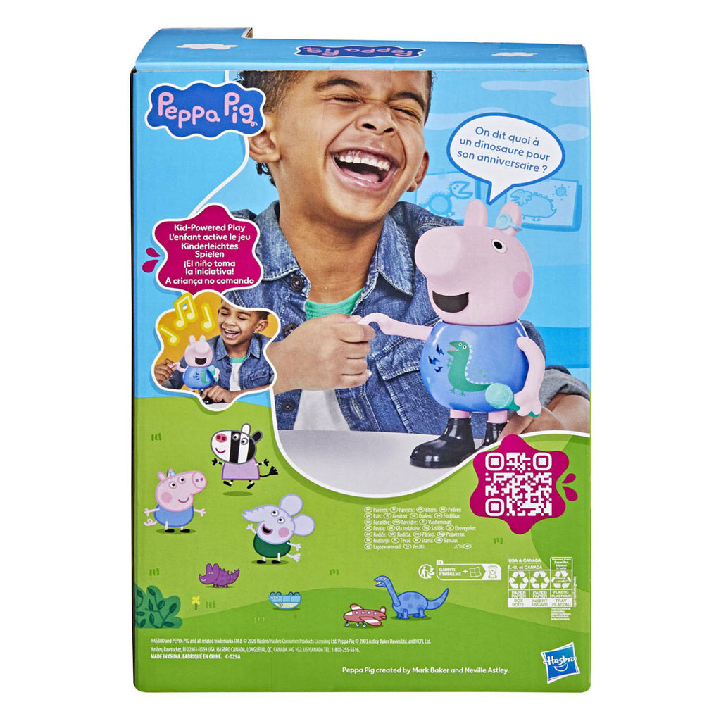 Hasbro - Hasbro Peppa pig joke & sing george - speelfiguur - franstalig