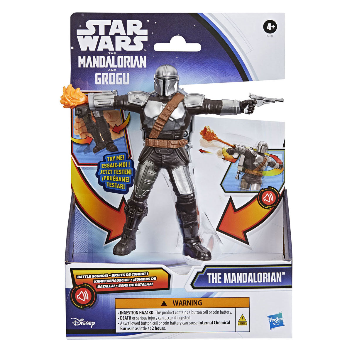 Hasbro - Hasbro Star wars actionverse deluxe mandalorian speelfiguur