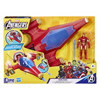 Marvel avengers iron man-schip met 1 beeldje - van 10 cm - leeftijd 4