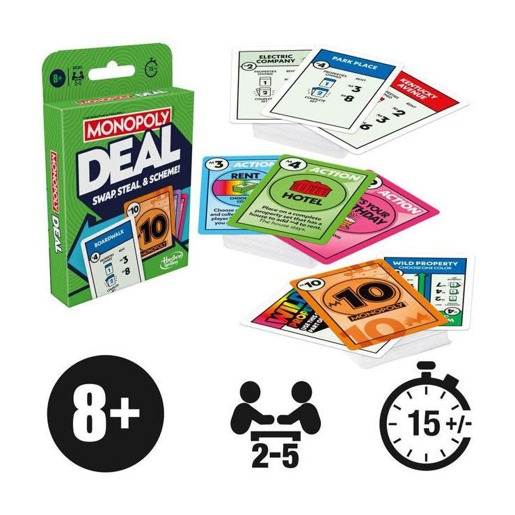 Hasbro - Hasbro Monopoly deal kaartspel