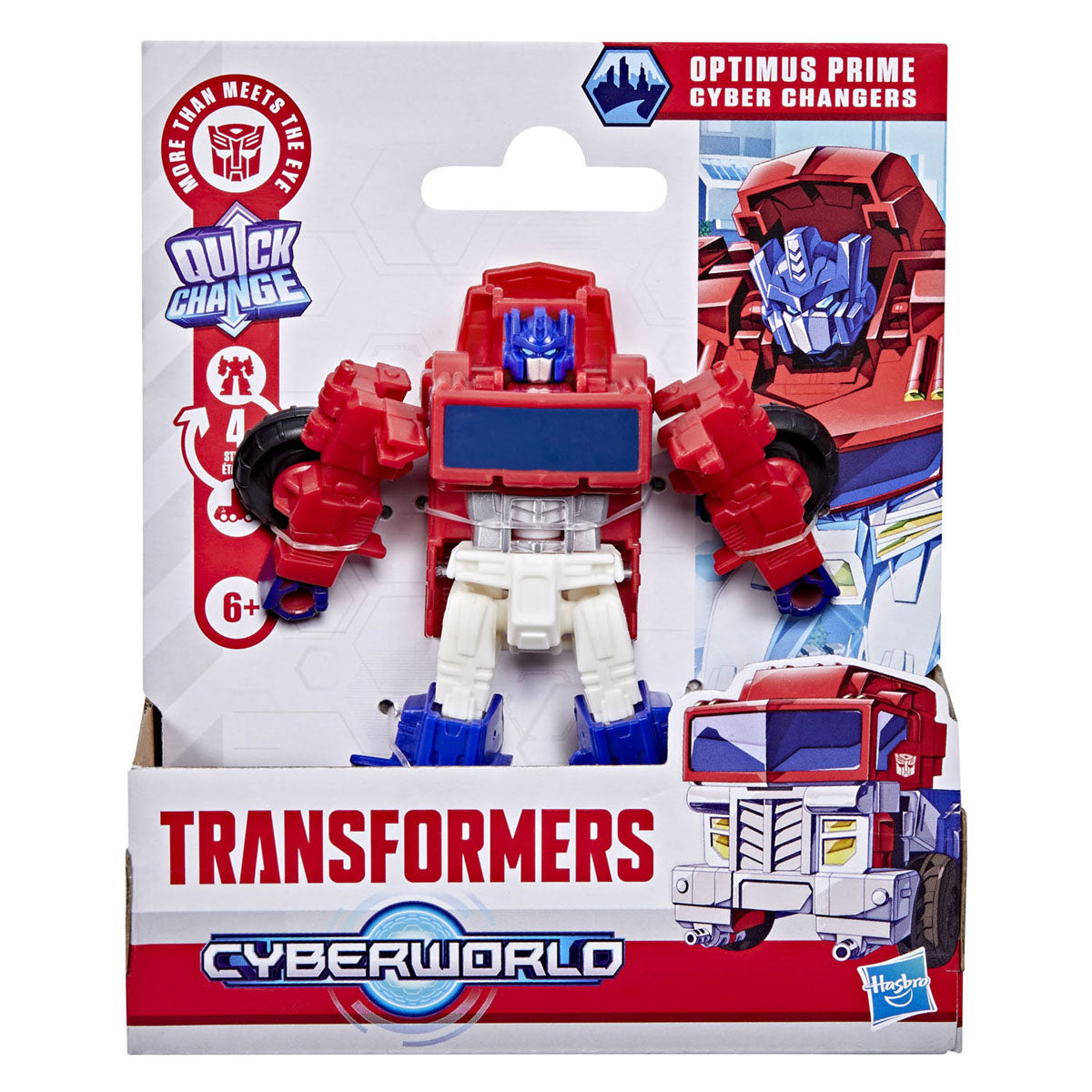 Hasbro - Hasbro Transformers cyberworld optimus prime cyber changers robot