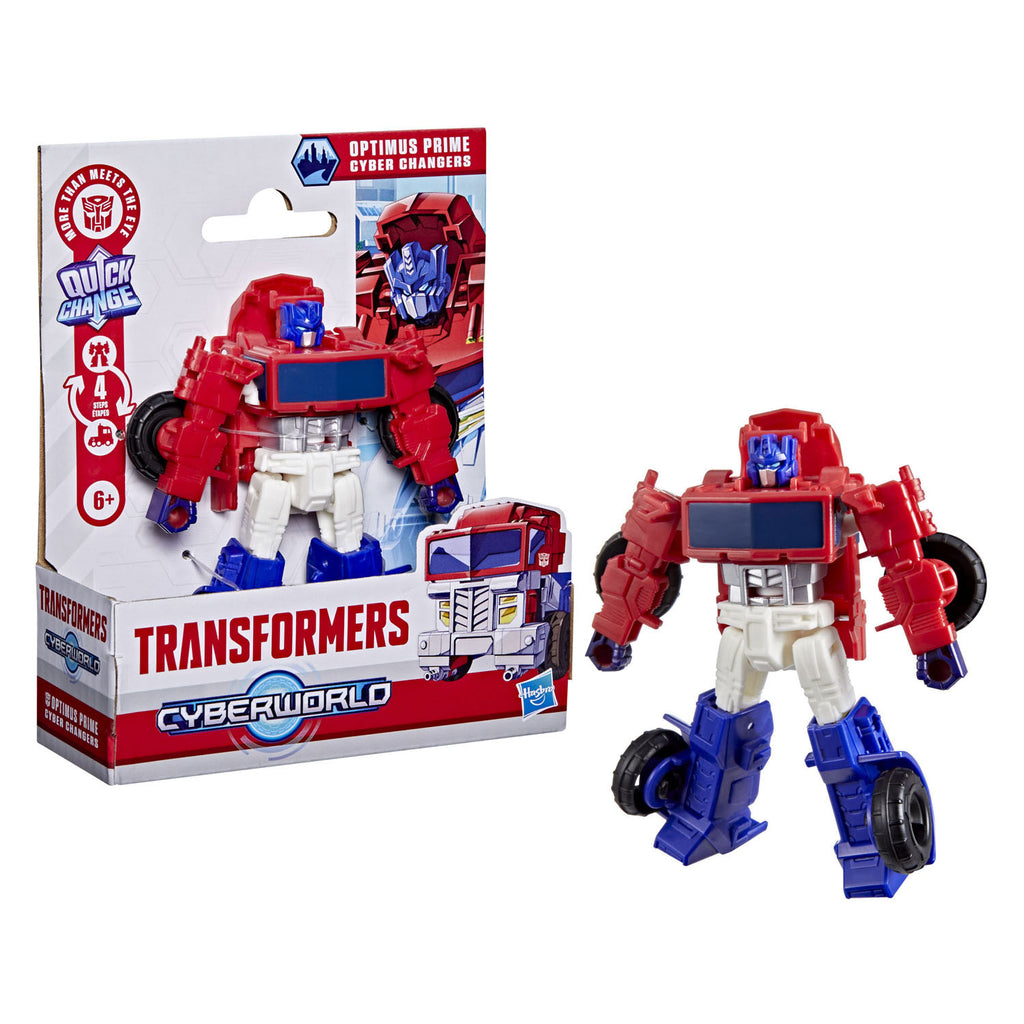 Hasbro - Hasbro Transformers cyberworld optimus prime cyber changers robot