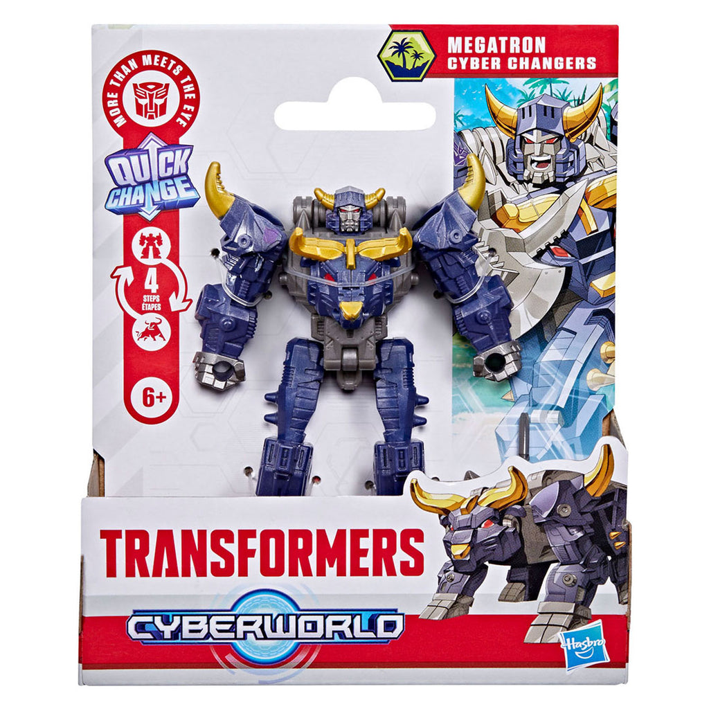 Hasbro - Hasbro Transformers cyberworld megatron cyber changers robot