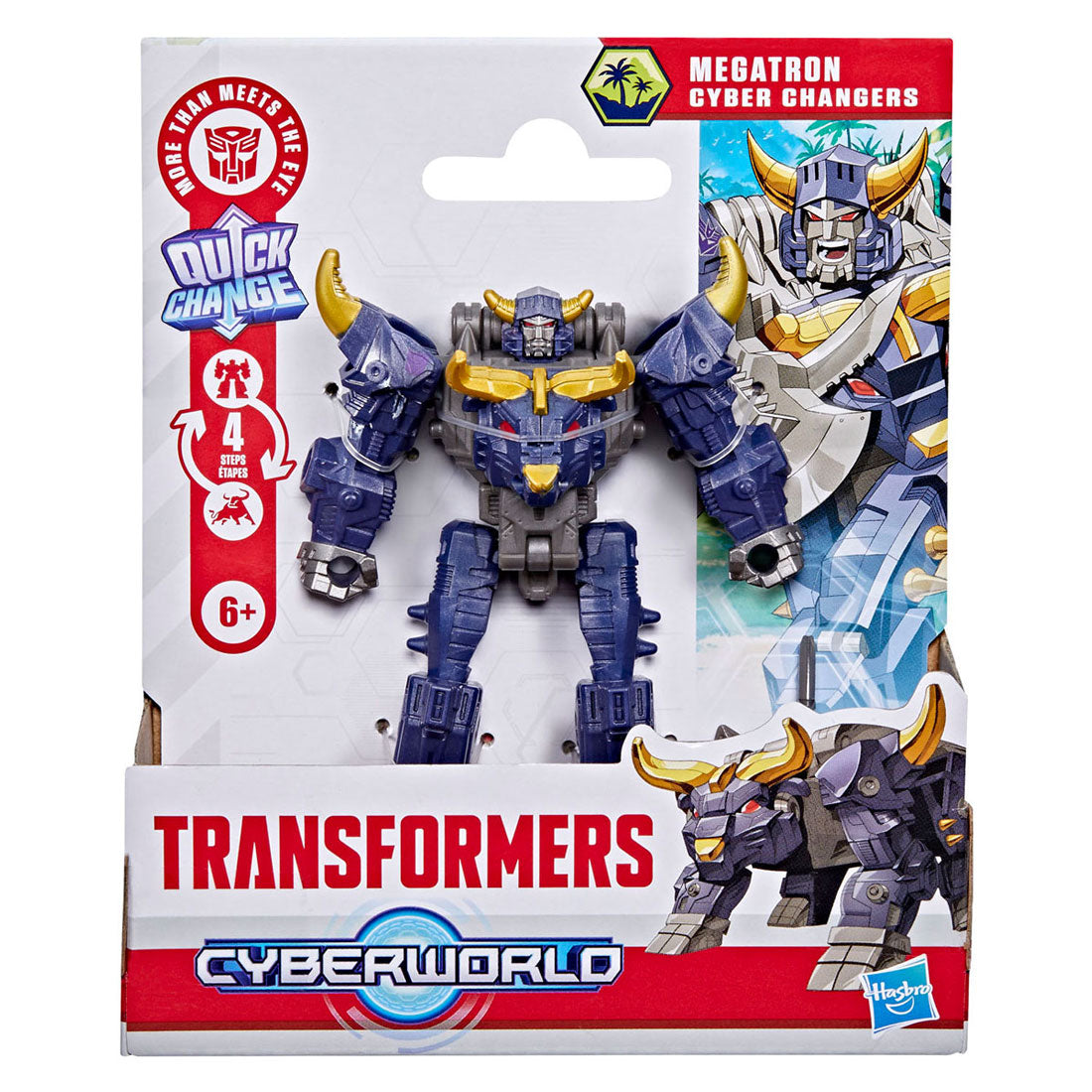Hasbro - Hasbro Transformers cyberworld megatron cyber changers robot