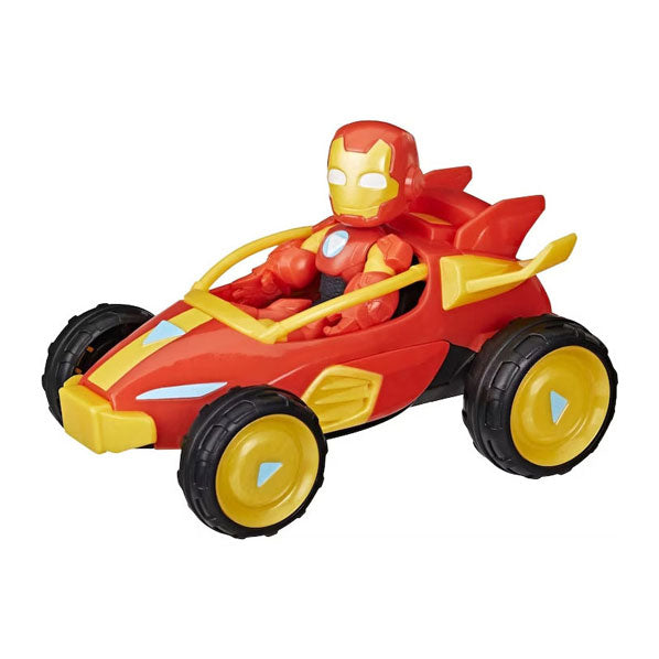 Hasbro - Hasbro Marvel iron man and his awesome friends iron man racer speelfiguur