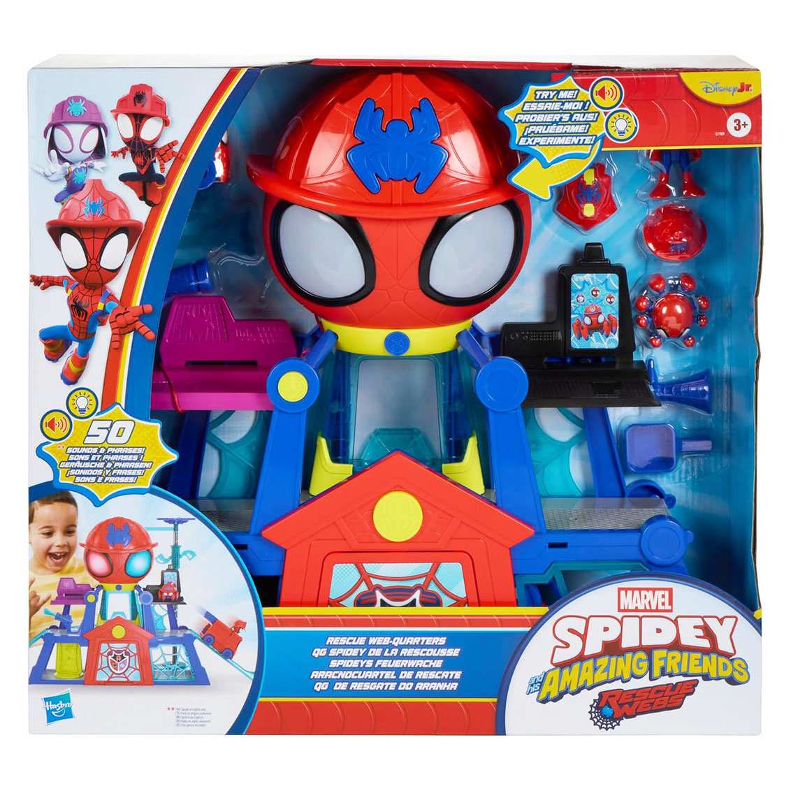 Hasbro - Hasbro Marvel spidey and his amazing friends rescue-webs hoofdkwartier
