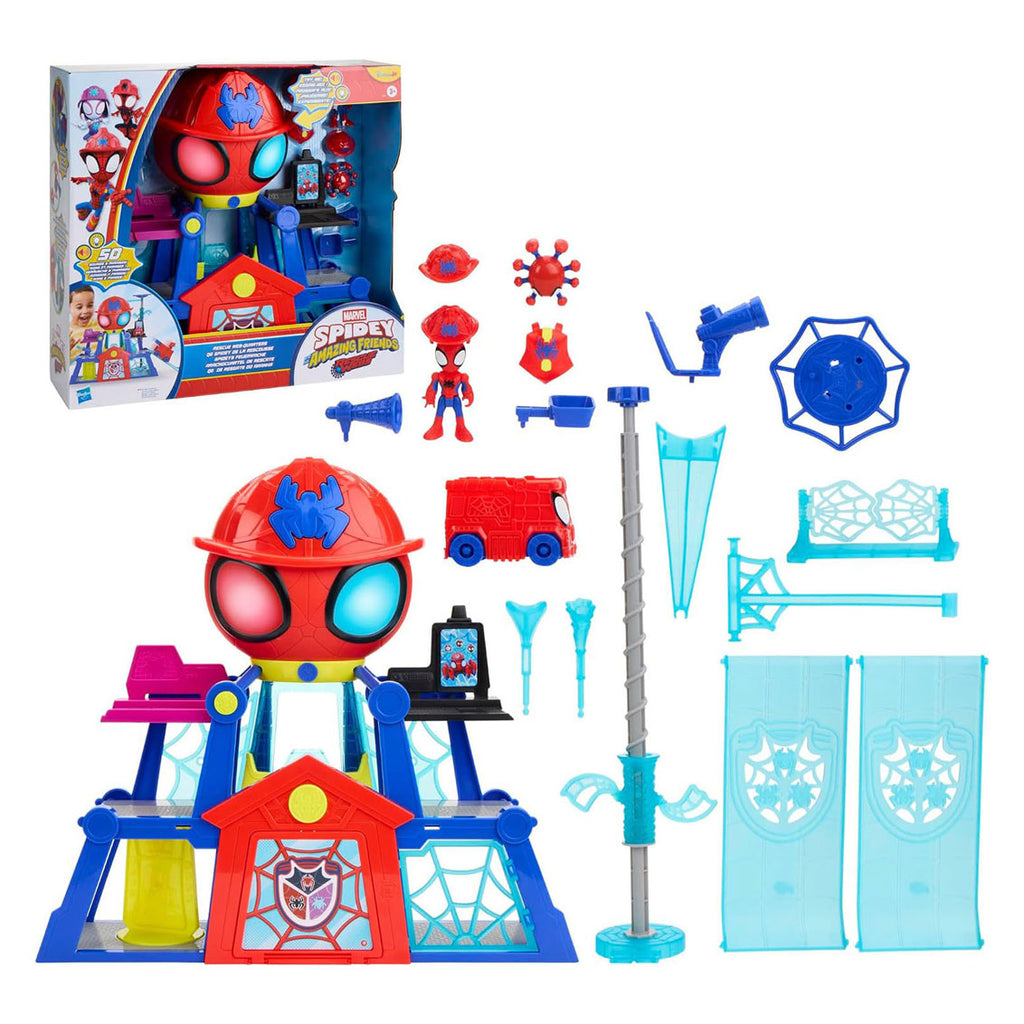 Hasbro - Hasbro Marvel spidey and his amazing friends rescue-webs hoofdkwartier