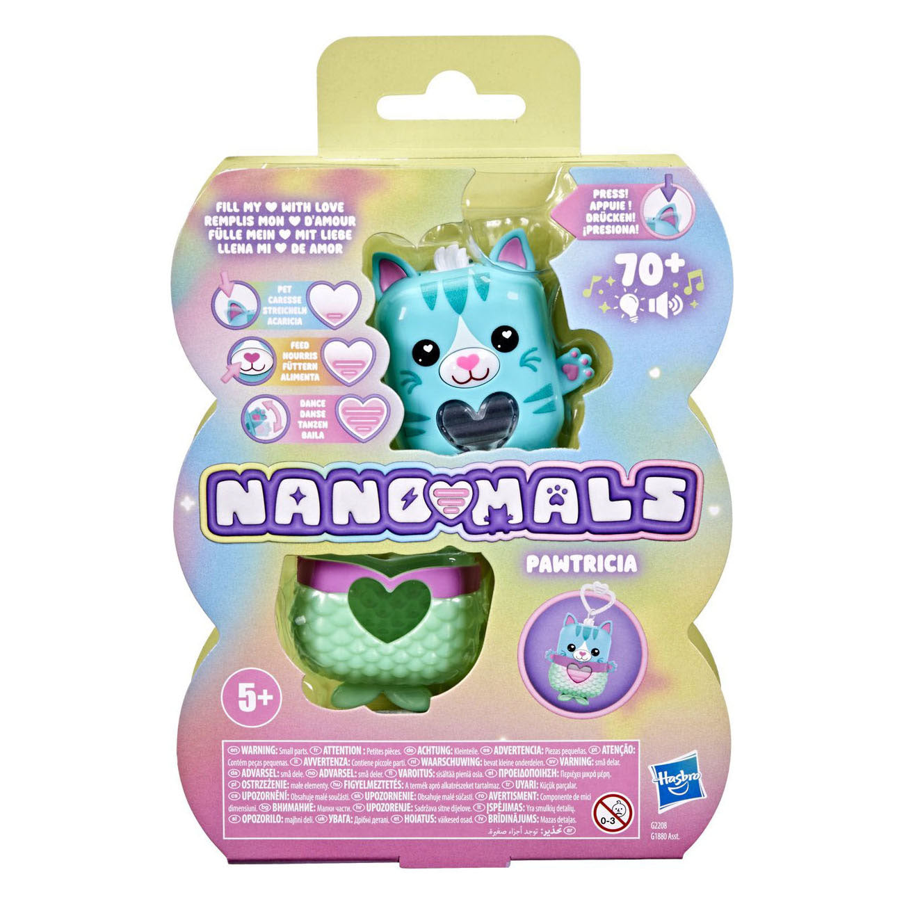 Hasbro - Hasbro nanomals pawtricia het blauw katje