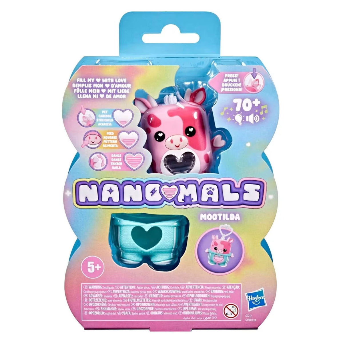 Hasbro - Hasbro Nano-mals mootilda de roze koe - elektronisch - meer dan 70 reacties - interactief