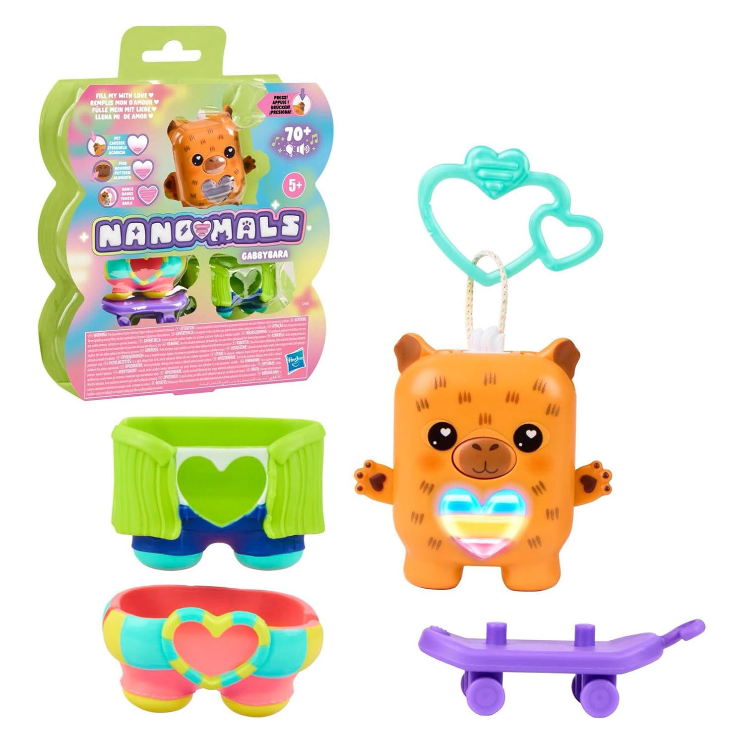 Hasbro - Hasbro nanomals gabbybara de capybara