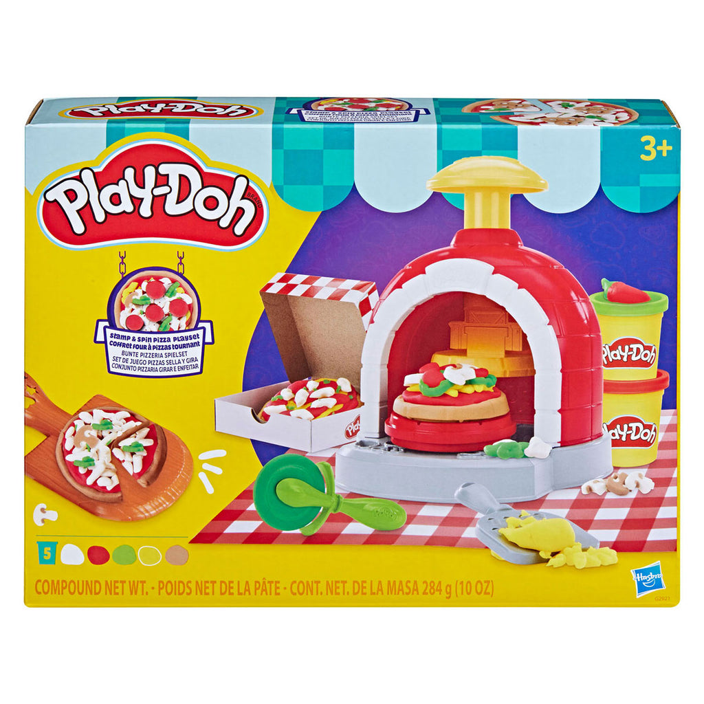Play-Doh -Doh stempelen en draaien - pizza speelset