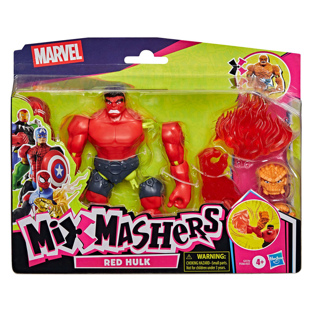 Hasbro mixmashers marvel avengers red hulk actiefiguur