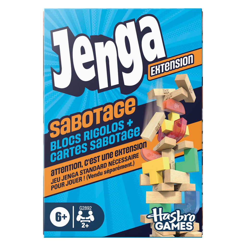 Hasbro jenga balansspel expansion downfall - franse editie