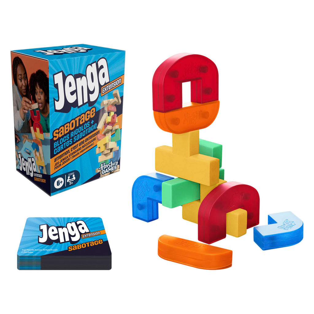 Hasbro jenga balansspel expansion downfall - franse editie