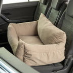 Trixie autostoel dubbel taupe