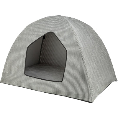 Trixie - hondenmand tent jonna vital ribstof lichtgrijs