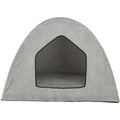 Trixie - hondenmand tent jonna vital ribstof lichtgrijs