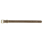 Trixie - halsband hond pure leer bruin